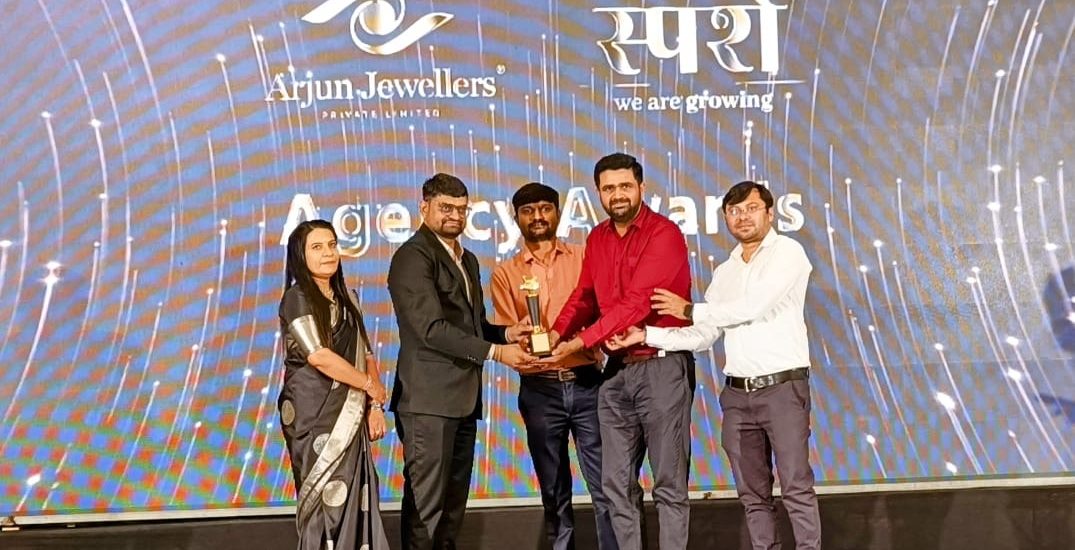 Receiving Sparsh Award image