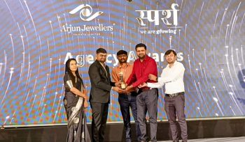 Receiving Sparsh Award image